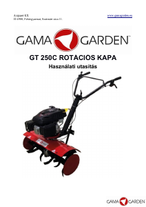 Használati útmutató GAMA Garden GT 250C Kultivátor