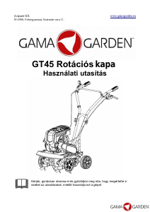 Használati útmutató GAMA Garden GT 45 Kultivátor