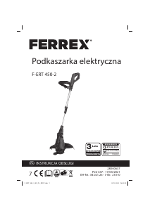 Instrukcja Ferrex F-ERT 450-2 Podkaszarka do trawy