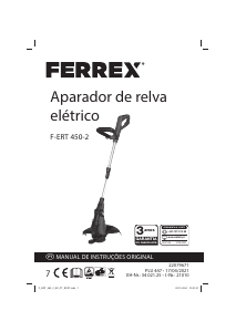 Manual Ferrex F-ERT 450-2 Aparador de relva