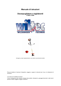 Manuale Wiltec 61495 Tagliabordi