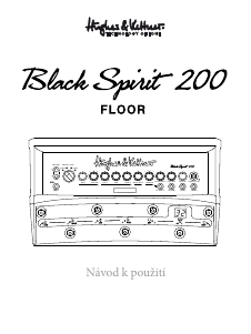 Manuál Hughes & Kettner Black Spirit 200 Kytarový zesilovač