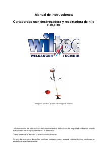 Manual de uso Wiltec 61495 Cortabordes