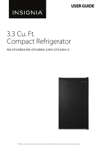 Manual Insignia NS-CF33BK3 Refrigerator