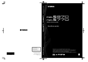 Priročnik Yamaha PSR-S970 Digitalna tipkovnica