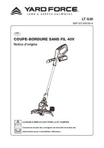 Mode d’emploi Yard Force N0F-GT-300/36-A Coupe-herbe