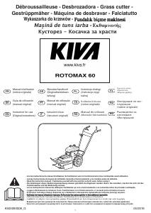 Mode d’emploi KIVA ROTOMAX 60 Tondeuse à gazon