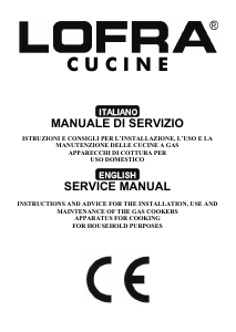Manuale Lofra MXG96MFI/CV Cucina