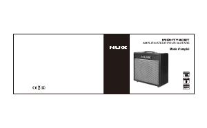 Mode d’emploi NUX Mighty 40BT Amplificateur de guitare