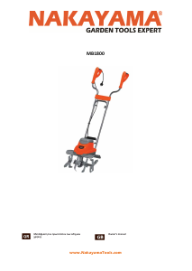 Handleiding Nakayama MB1800 Cultivator