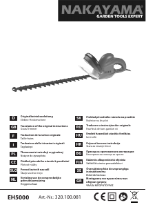 Handleiding Nakayama EH5000 Heggenschaar