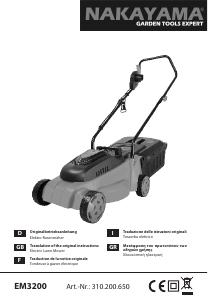 Bedienungsanleitung Nakayama EM3200 Rasenmäher