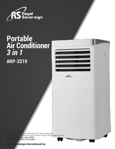 Manual Royal Sovereign ARP-2210 Air Conditioner