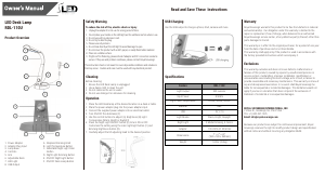 Handleiding Royal Sovereign RDL-110U Lamp