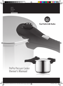 Carl schmidt sohn pressure cooker online manual