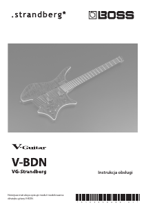 Instrukcja Strandberg Boss V-BDN Gitara