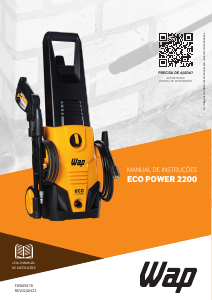 Manual WAP Eco Power 2200 Máquina de limpeza a alta pressão