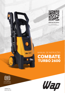 Manual WAP Combate Turbo 2600 Máquina de limpeza a alta pressão