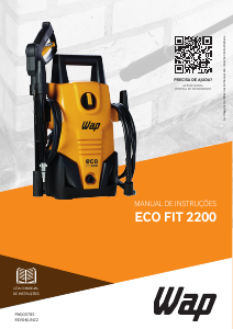 Manual WAP Eco Fit 2200 Máquina de limpeza a alta pressão