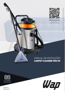 Manual WAP Carpet Cleaner Pro 50 Aspirador