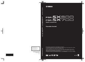 Használati útmutató Yamaha PSR-SX900 Digitális billentyűzet