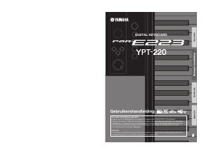 Handleiding Yamaha PSR-E223 Keyboard