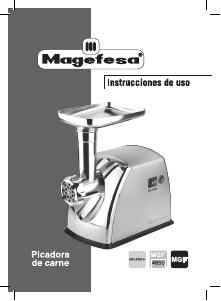 Manual de uso Magefesa MGF-4850 Picadora de carne