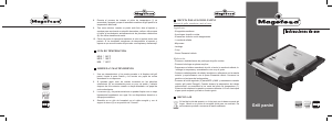 Manual de uso Magefesa MGF-8120 Grill de contacto