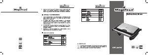 Manual de uso Magefesa MGF-8130 Grill de contacto