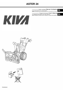 Manual KIVA ASTER 24 Snow Blower