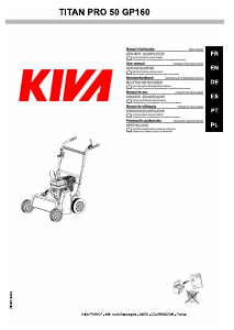 Instrukcja KIVA TITAN PRO 50 Wertykulator