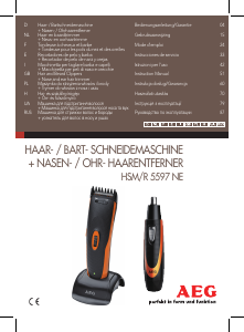 Manual AEG HSM-R 5597 NE Hair Clipper