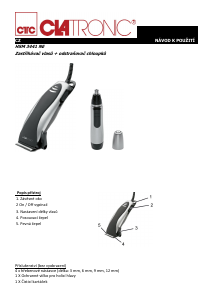 Manuál Clatronic HSM 3441 NE Zastřihávač vlasů