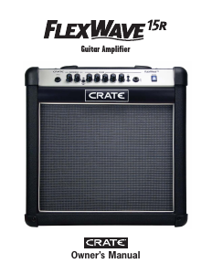 Manual Crate FlexWave 15R Guitar Amplifier