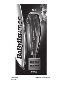 Návod BaByliss E695E Strojček na vlasy