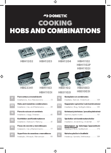 Manual Dometic HBS1003I Hob
