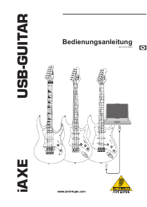 Bedienungsanleitung Behringer iAXE393 Gitarre