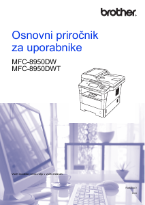 Priročnik Brother MFC-8950DW Večfunkcijski tiskalnik