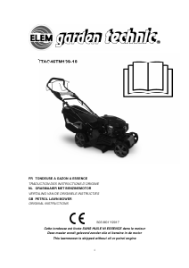 Manual ELEM Garden Technic TTAC46TM139-18 Lawn Mower