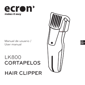 Manual Ecron LK800 Hair Clipper