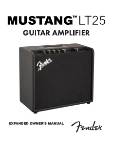 Manual Fender Mustang LT25 Guitar Amplifier