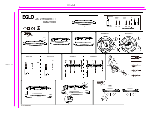 Bedienungsanleitung Eglo 900412 Leuchte