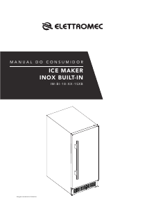 Manual Elettromec IM-BI-18-XX-1SXB Máquina de fazer gelo