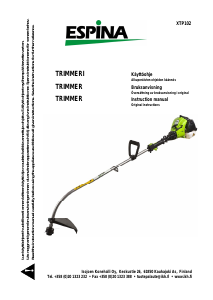 Handleiding Espina XTP102 Grastrimmer