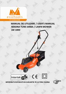 Manual Evotools LM 1000 Mașină de tuns iarbă