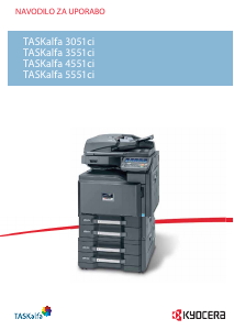 Priročnik Kyocera TASKalfa 3551ci Večfunkcijski tiskalnik