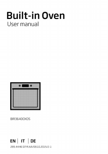 Bedienungsanleitung BEKO BIR 36400 XOS Backofen