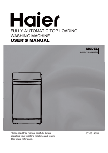 Manual Haier HWM75-826NZ Washing Machine