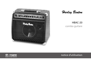 Mode d’emploi Harley Benton HBAC-20 Amplificateur de guitare