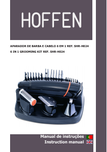 Manual Hoffen SHR-H024 Aparador de cabelo